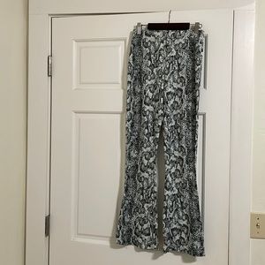 Urban Outfitter flare, snake print pants